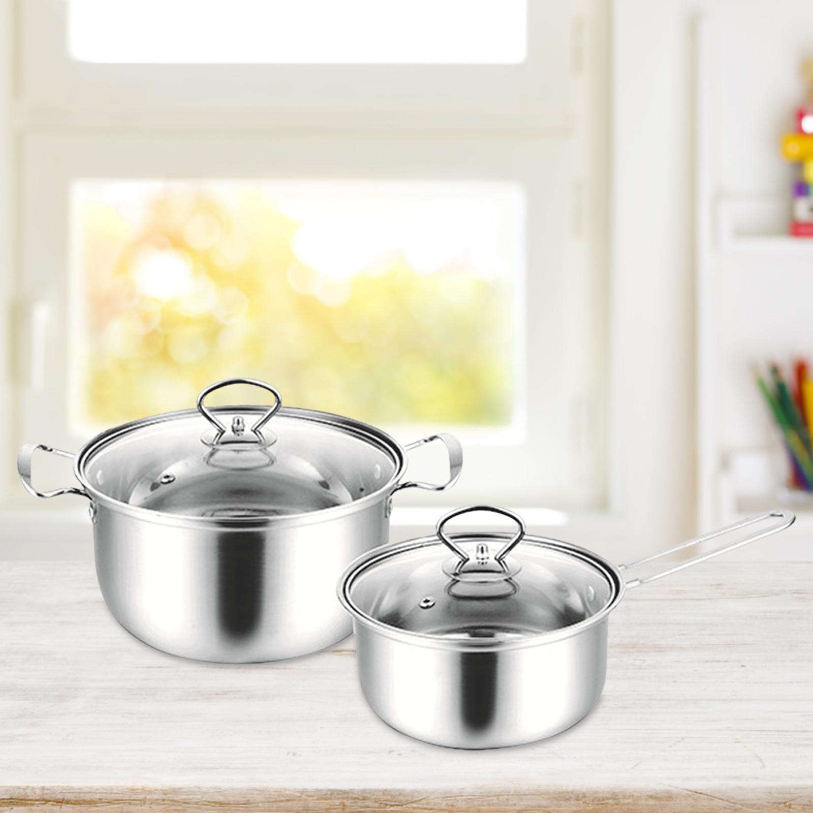 Stockpot Small Cookware Seasoning Bowls Stainless Steel for Ketchup Coffee