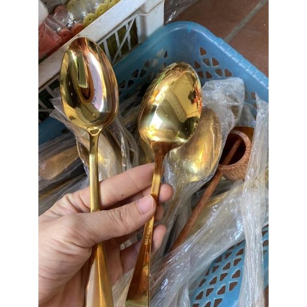 Thìa inox mạ vàng bền đẹp