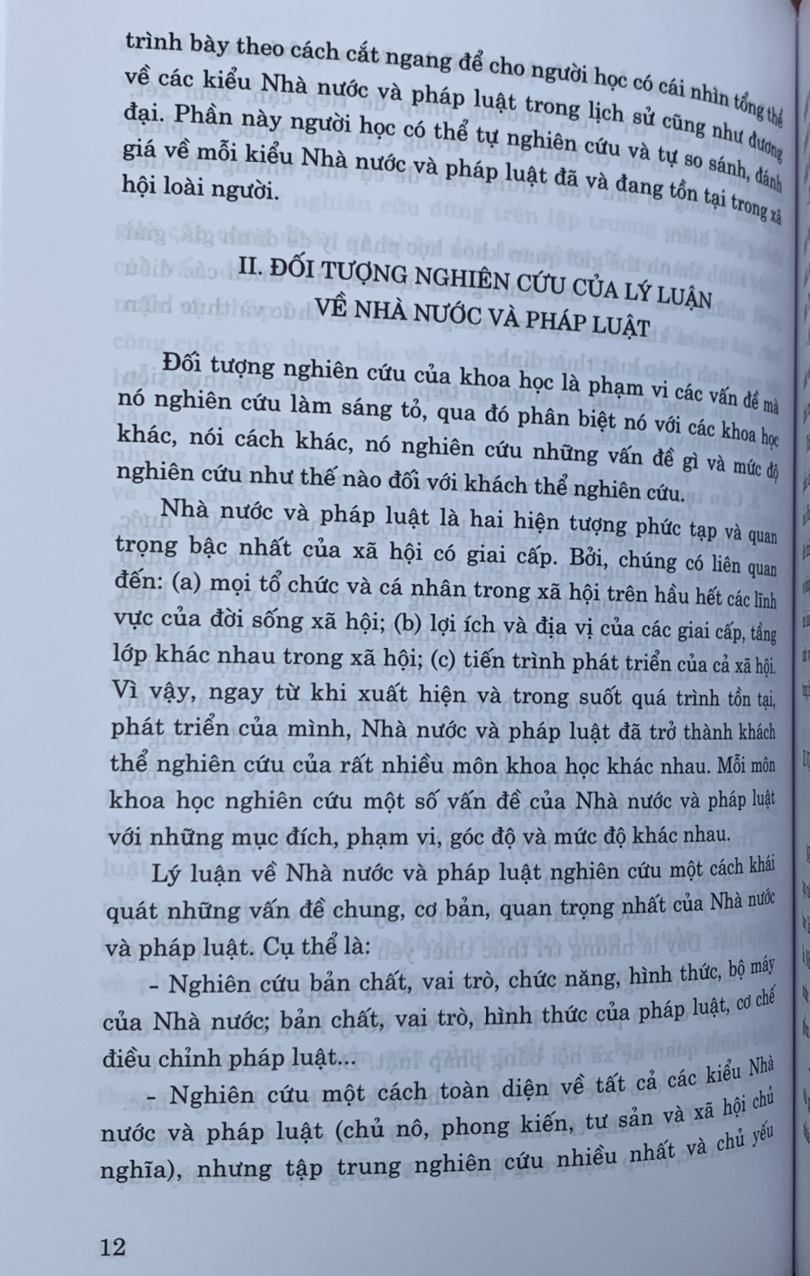 Giáo Trình Lý Luận Về Nhà Nước Và Pháp Luật (Tái Bản Lần Thứ Tư, Có Sửa Chữa, Bổ Sung)