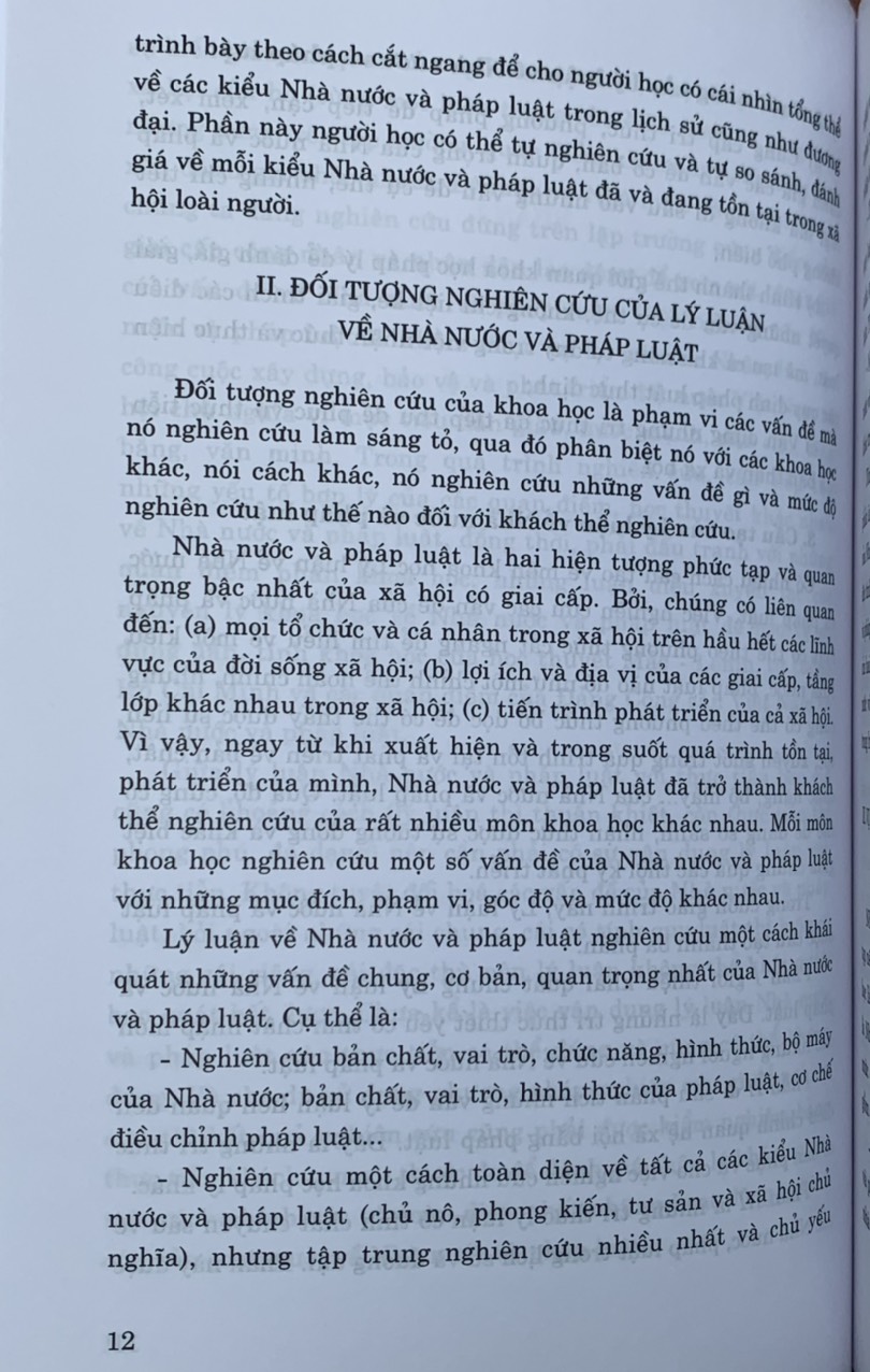 Giáo trình Lý luận về Nhà Nước và Pháp Luật