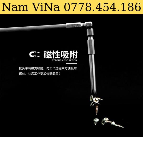 SV Mũi tô vít 4 cạnh chuôi lục giác 150mm