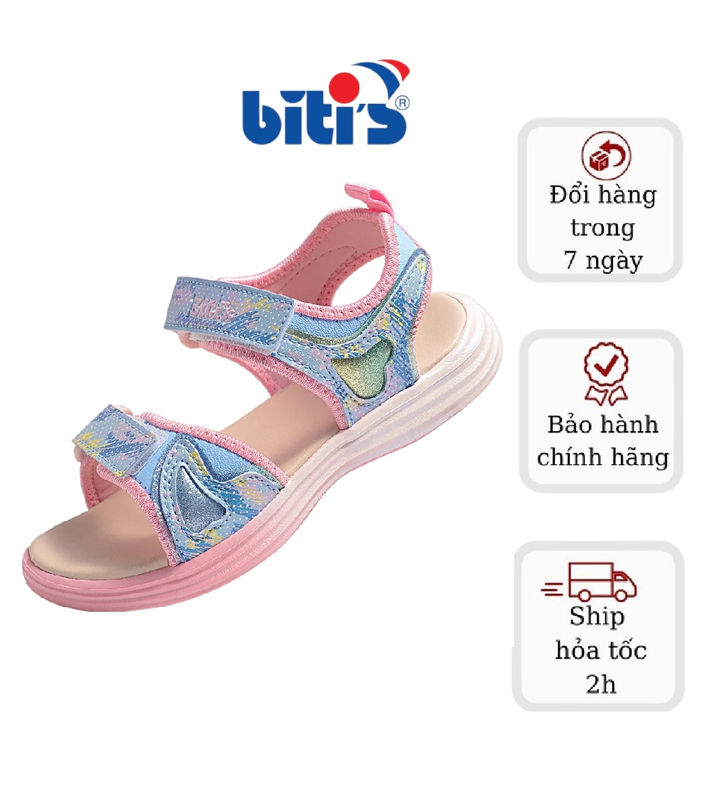 [ Mẫu Mới ] Sandal Eva Phun Bé Gái Biti's BEG001500XDG Siêu Nhẹ