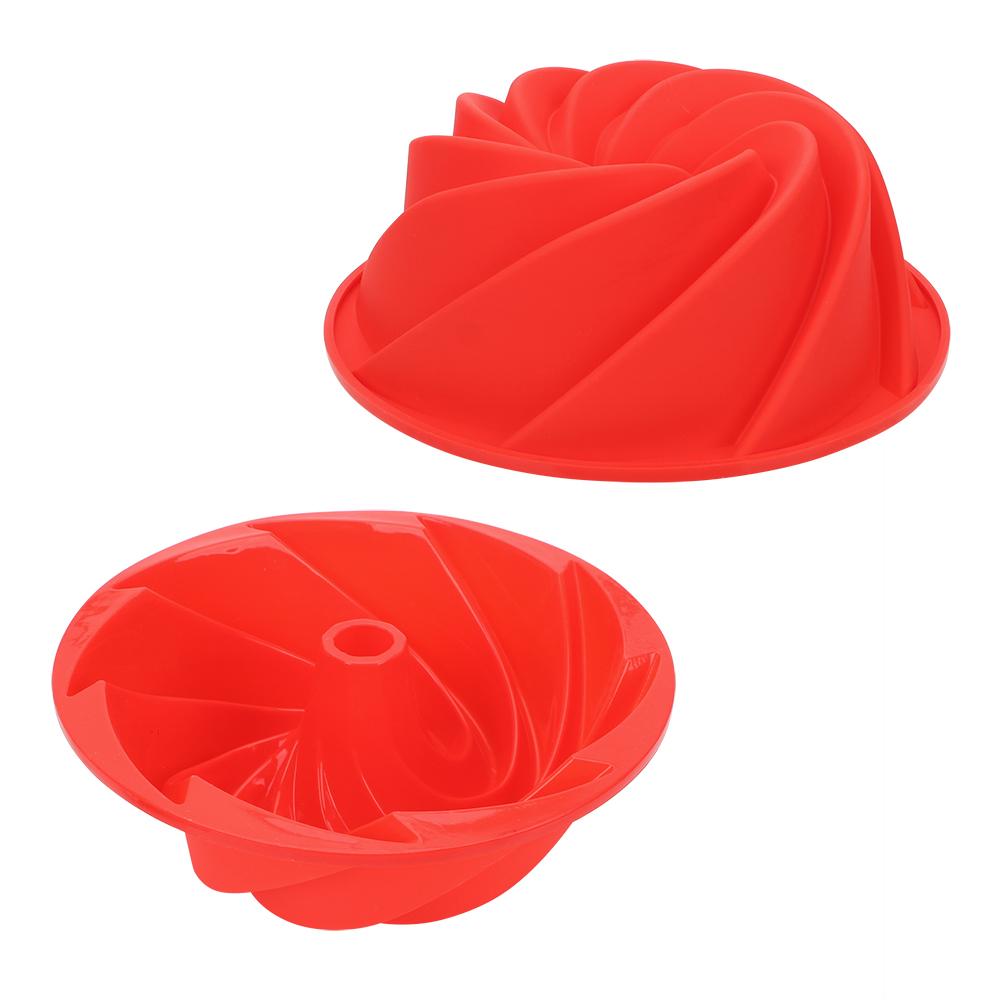 Khuôn Silicon Làm Bánh Hình Xoắn Ốc 3d