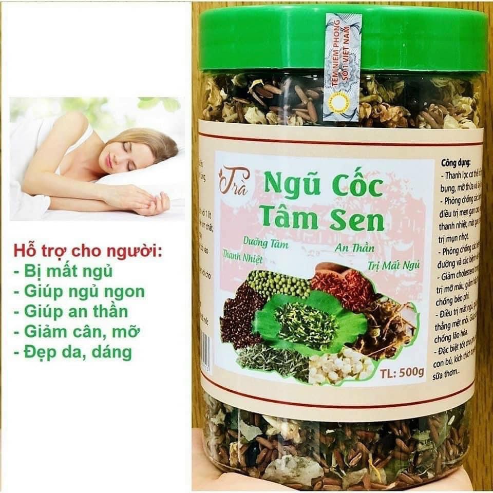 Trà ngũ cốc tâm sen hộp 500gr