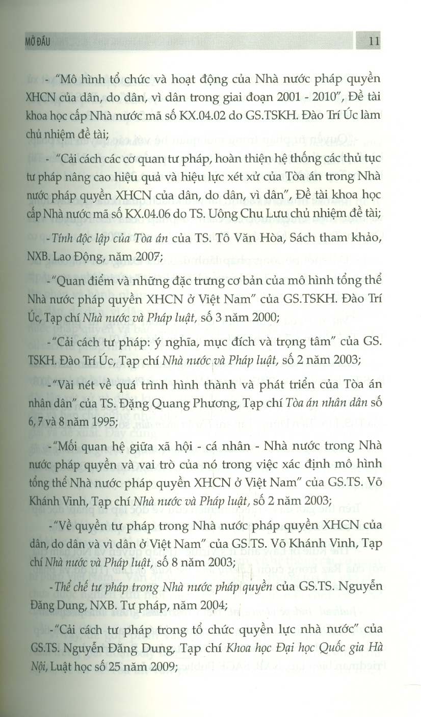 Hệ Thống Toà Án Trong Nhà Nước Pháp Quyền (Tái bản lần 1 có chỉnh sửa, bổ sung) - Nguyễn Đăng Dung (Chủ biên)