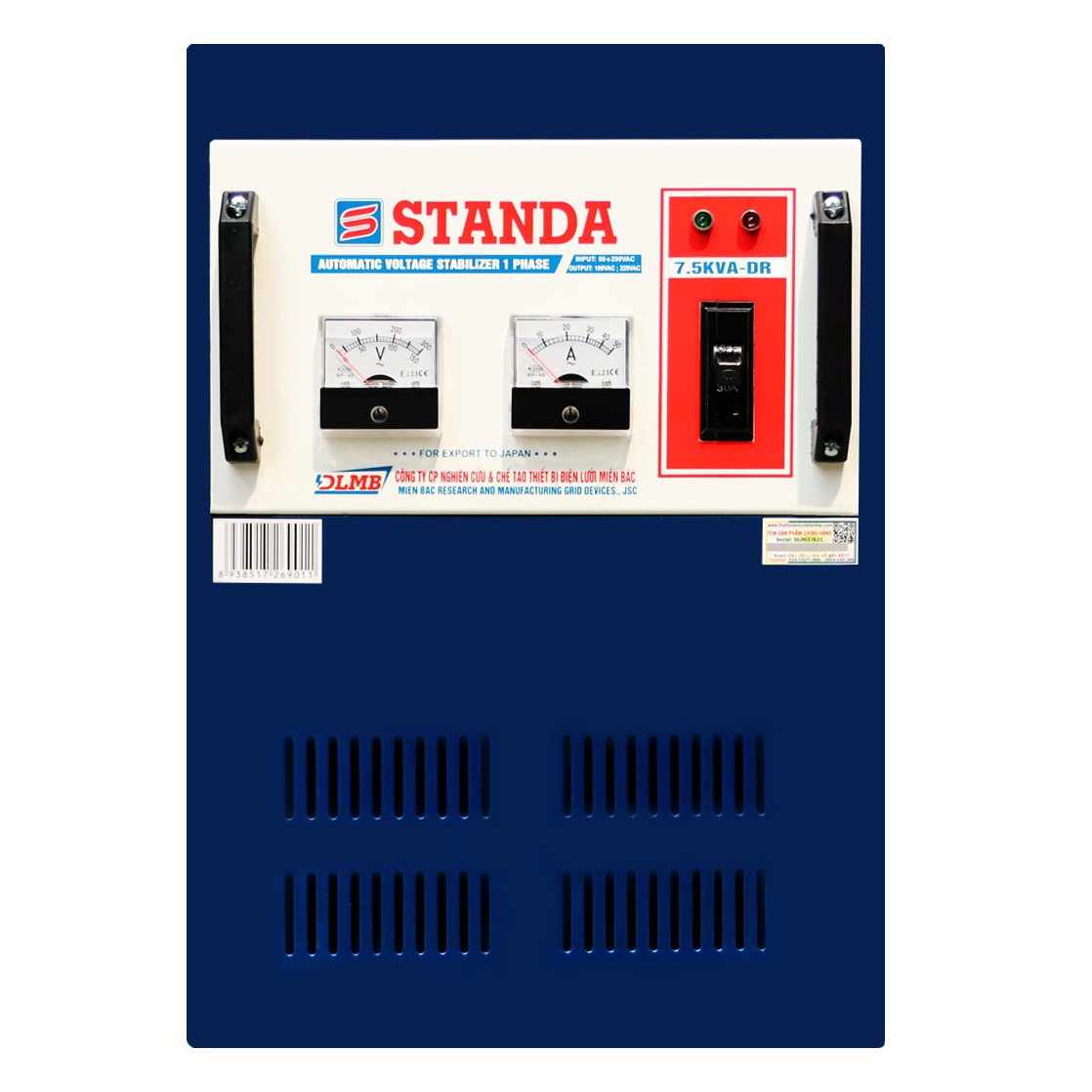 Ổn Áp STANDA 7KVA-DR-I - Chính Hãng