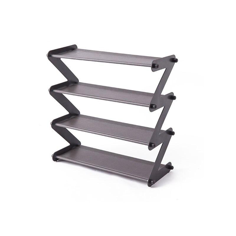 "Z" Shape Shoe Rack Shoe Tower Organizer Cabinet Entryway Stackable Storage Shelf Unit Tool Shoes Organizer Household Accessory