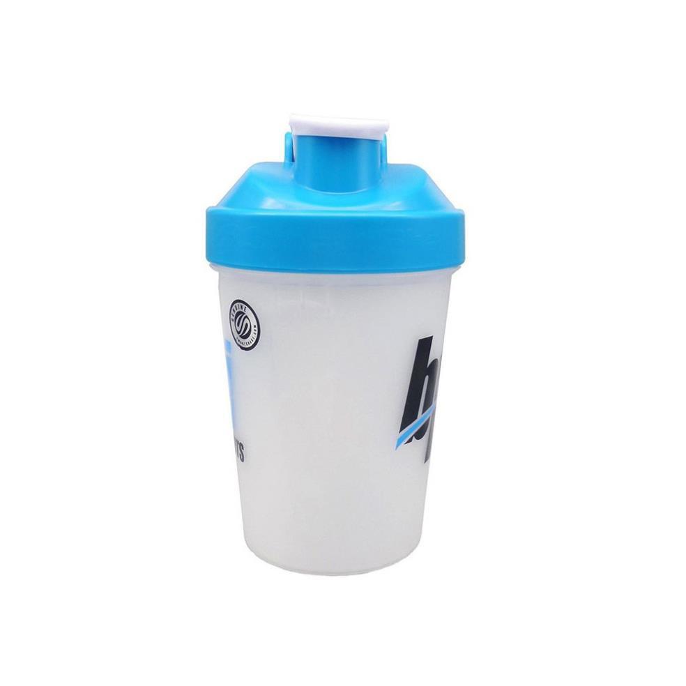 Bình Nước Tập Gym - Bình lắc BPI 400ml - Nhựa cao cấp không mùi - An Toàn Cho Người Dùng