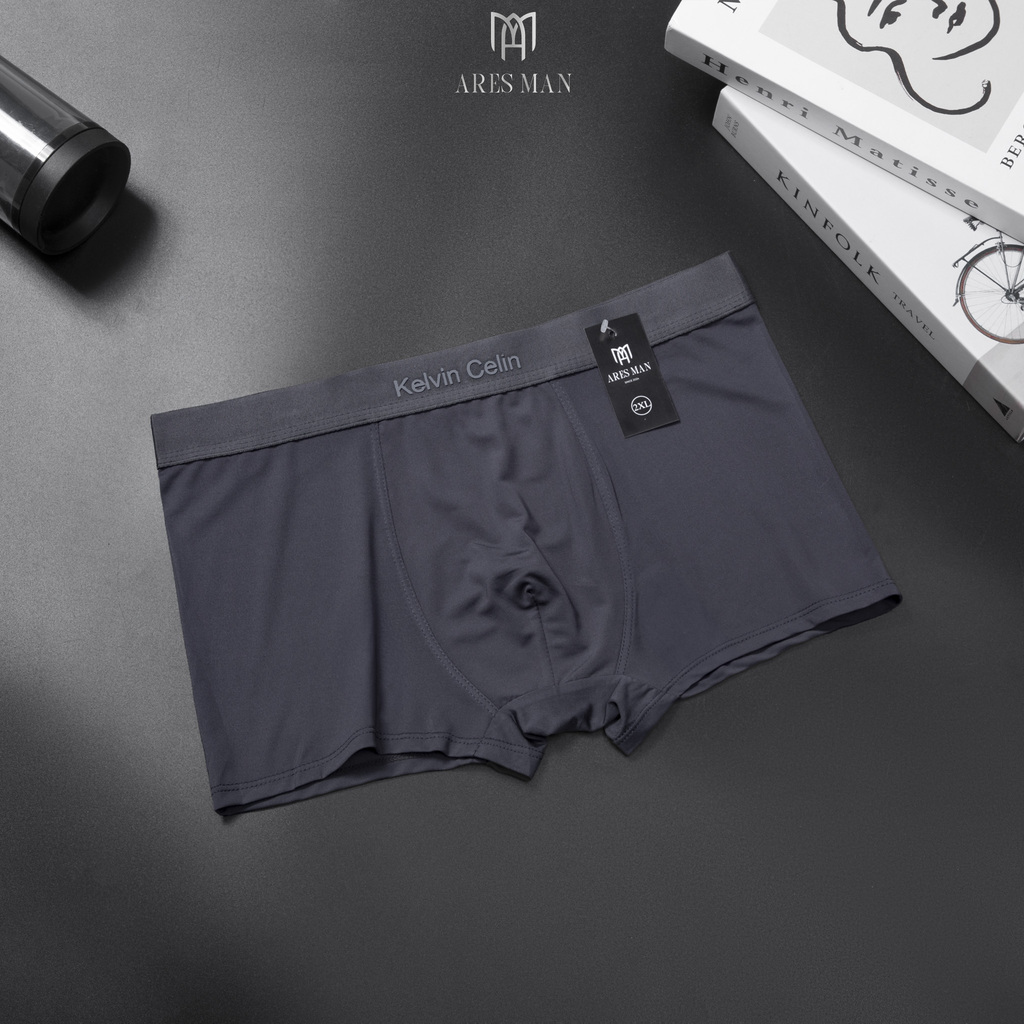 Quần lót nam, combo quần boxer nam cao cấp chất thun lạnh kháng khuẩn co giãn 4 chiều phong cách nam tính - KELVIN CELIN