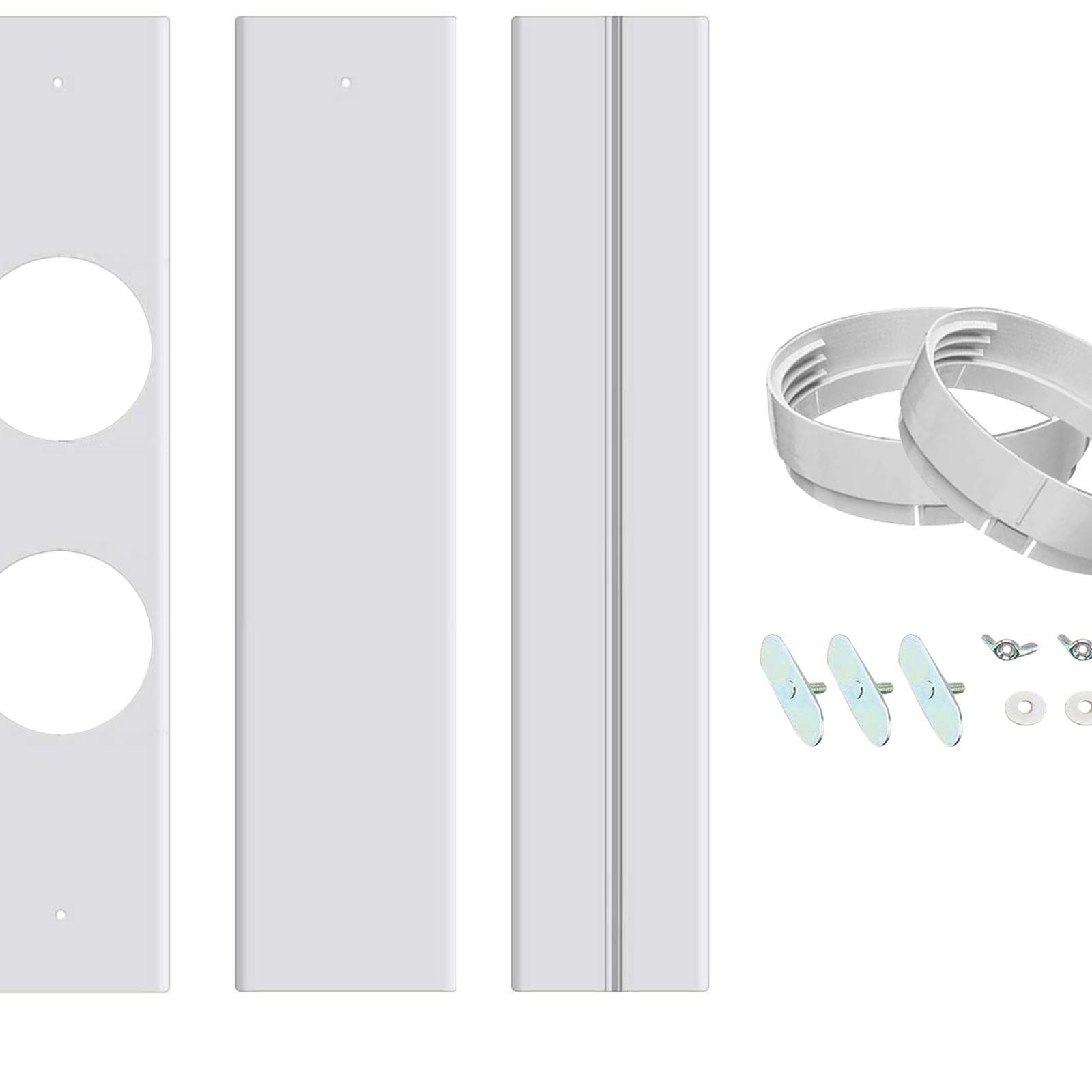 Portable Air Conditioner Window Kit with Coupler for Exhaust Hose Universal