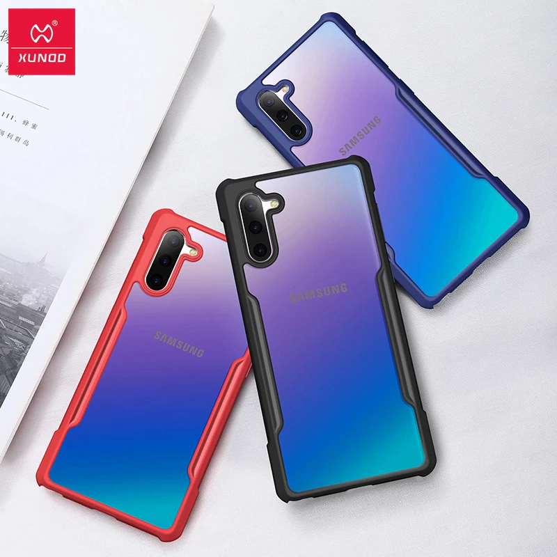 Ốp lưng chống sốc viền màu cho Samsung Galaxy Note 10 / Note 10 5G hiệu Xundd Fitted Armor Case trang bị túi khí bảo vệ góc, gờ bảo vệ camera - hàng nhập khẩu