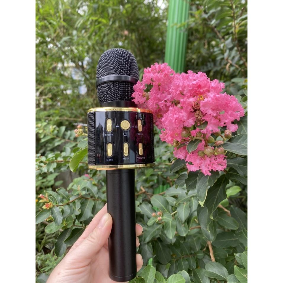 V9 Míc hát micro karaoke tuxun hãng 3 trong 1 kết nối Bluetooth