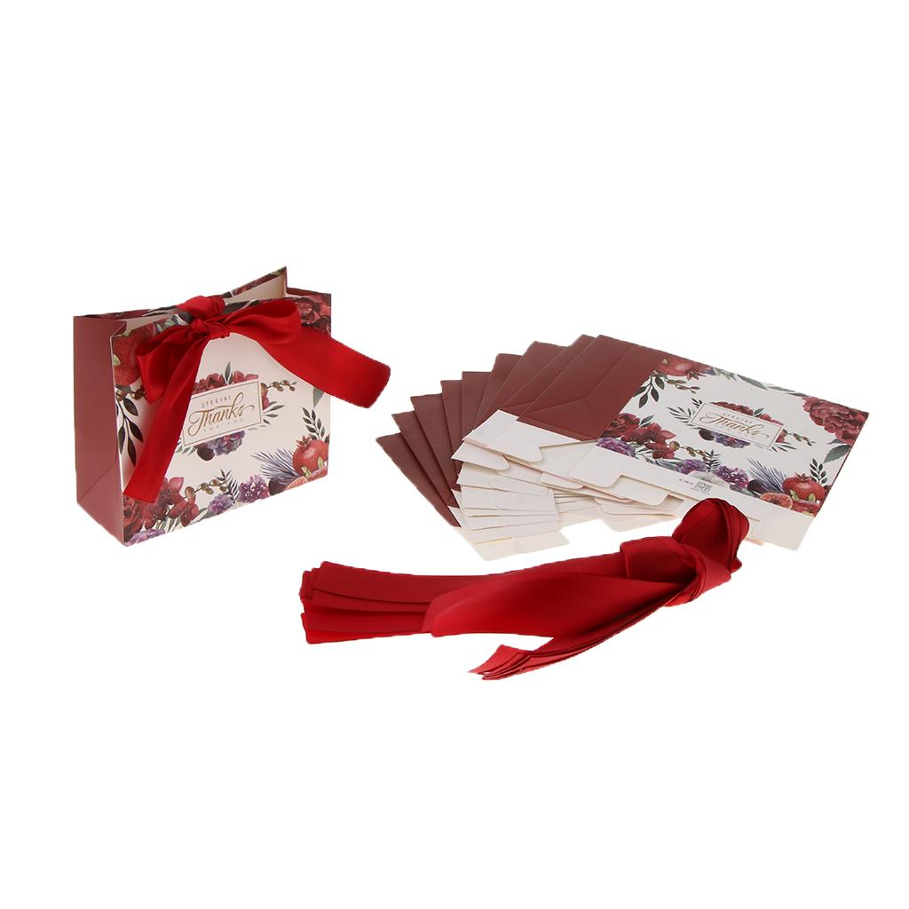 10pcs Chocolate Candy Bags Boxes Gift Bags Wedding Baby Shower Party Favor