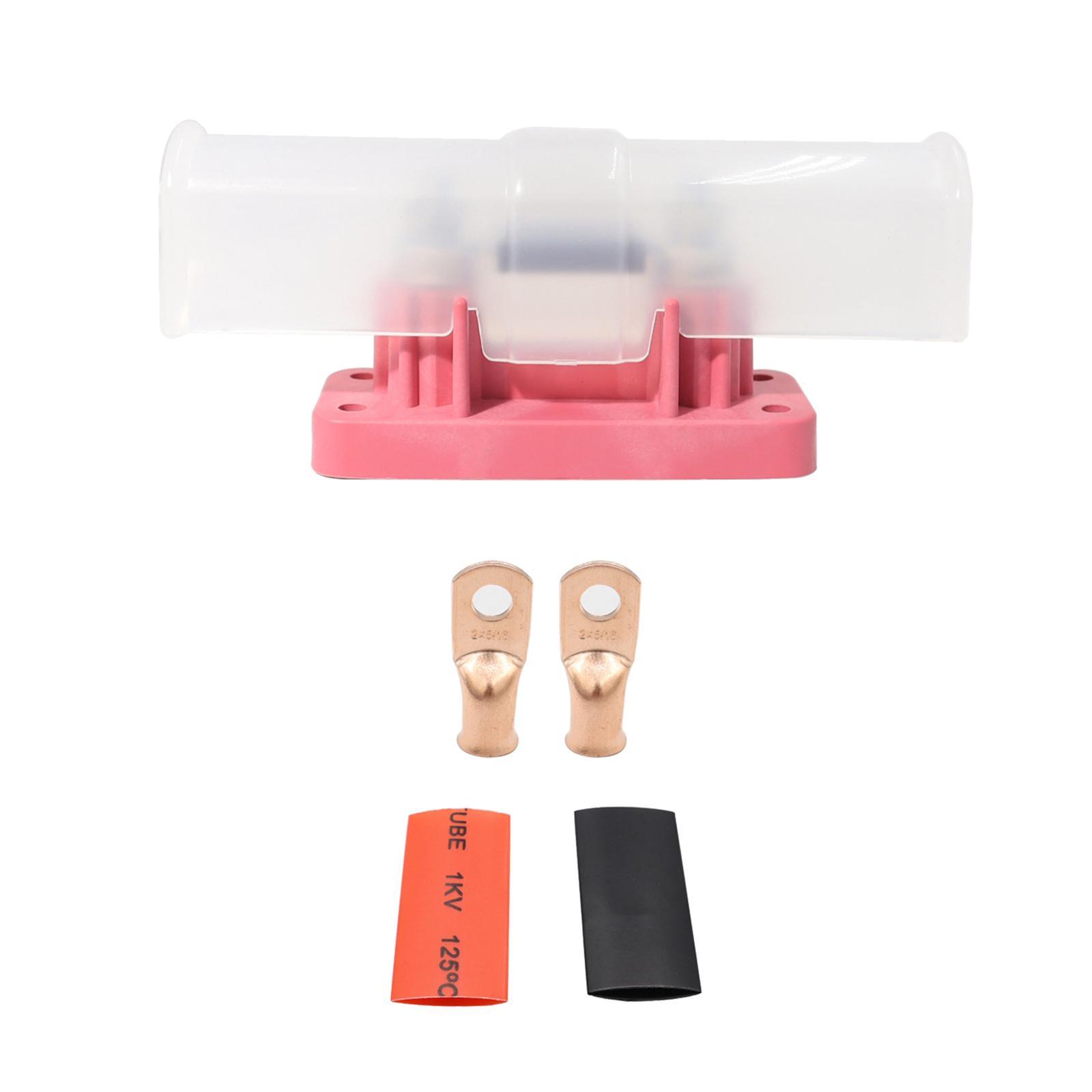 Fuse Holder, Anl Fuse Holder, 500A Electrical Protection Easily Install Car Audio Modification Fuse Box Accessories for Automotive Truck