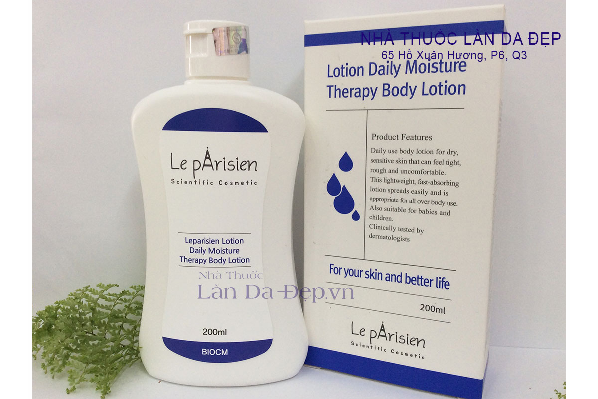 Sữa dưỡng thể Leparisien Daily Moisture Therapy Body Lotion cấp ẩm chăm sóc da 200ml