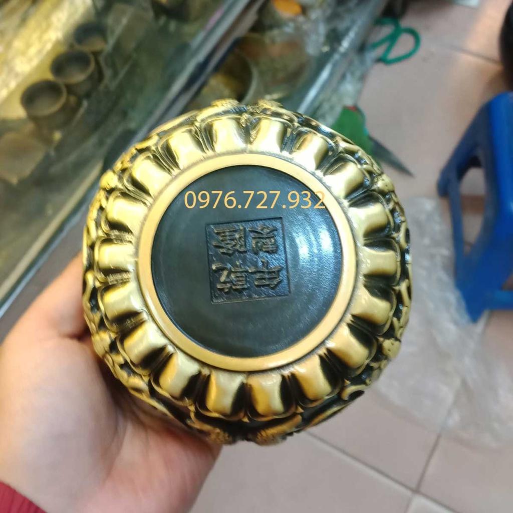 Bát tụ bảo chiêu tài lộc, bát chiêu tài lộc, bát tụ bảo bồn đường kính 11cm