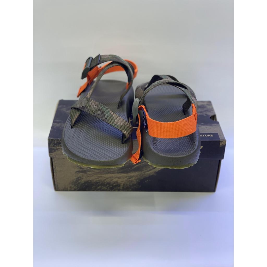 Giày Sandal Chaco nam - Cam rằn ri