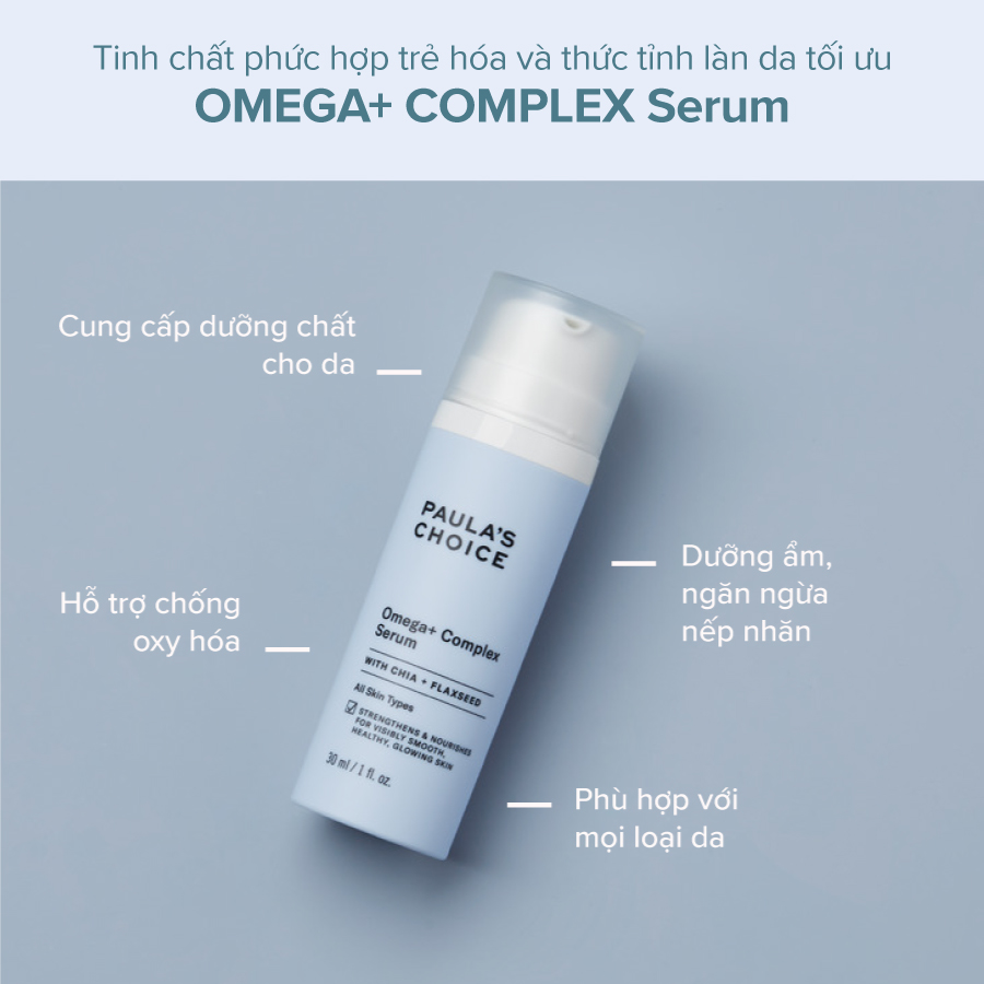 Serum dưỡng da chứa Omega chống lão hóa cho da Omega + Complex