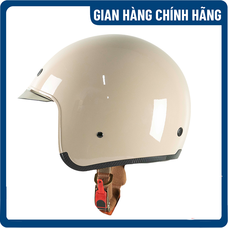 Nón bảo hiểm 3/4 Royal M139 - Kính âm - Màu sữa bóng - Lót nón tháo rời - Hàng chính hãng - Bảo hành 12 tháng