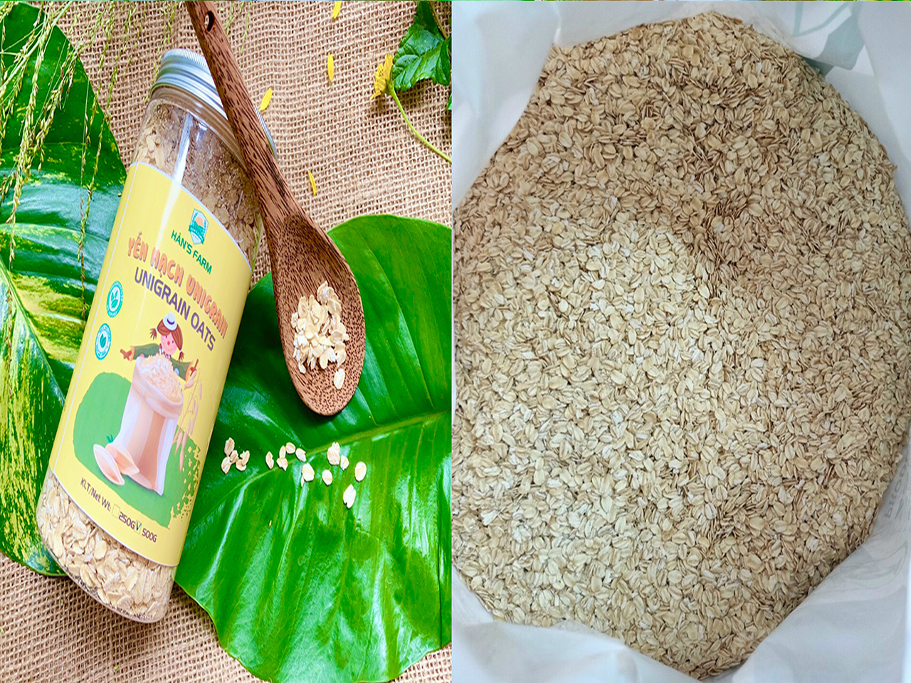 Yến Mạch Không Biến Đổi Gen Unigrain Úcunigrain Oats Non Gmo From Australia - 1Kg