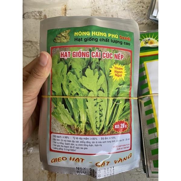 Hạt giống cải cúc nếp