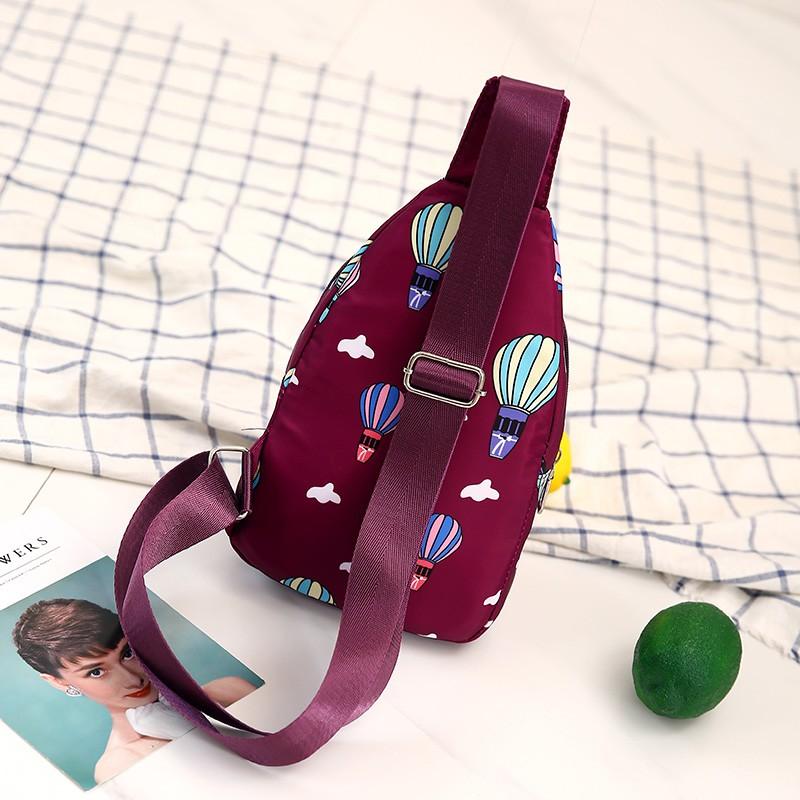 Women's Chest Bag Crossbody Bag One Shoulder Sports Canvas Korean Waist Bag Crossbody Women's Chest Bag