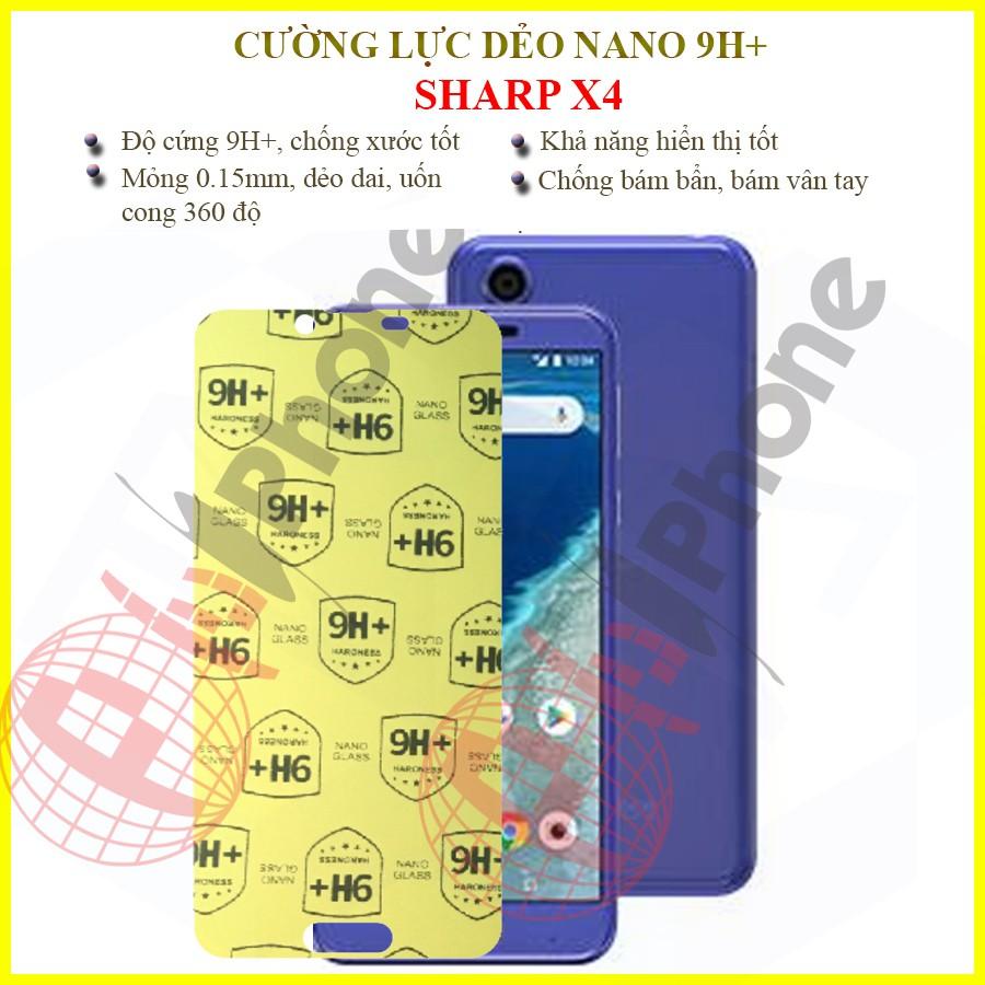 Dán cường lực dẻo nano dành cho Sharp X4
