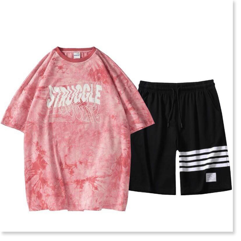 SET BỘ ĐỒ THUN HÈ NGẮN THỂ THAO CỰC CHẤT THỜI TRANG KING FASHION