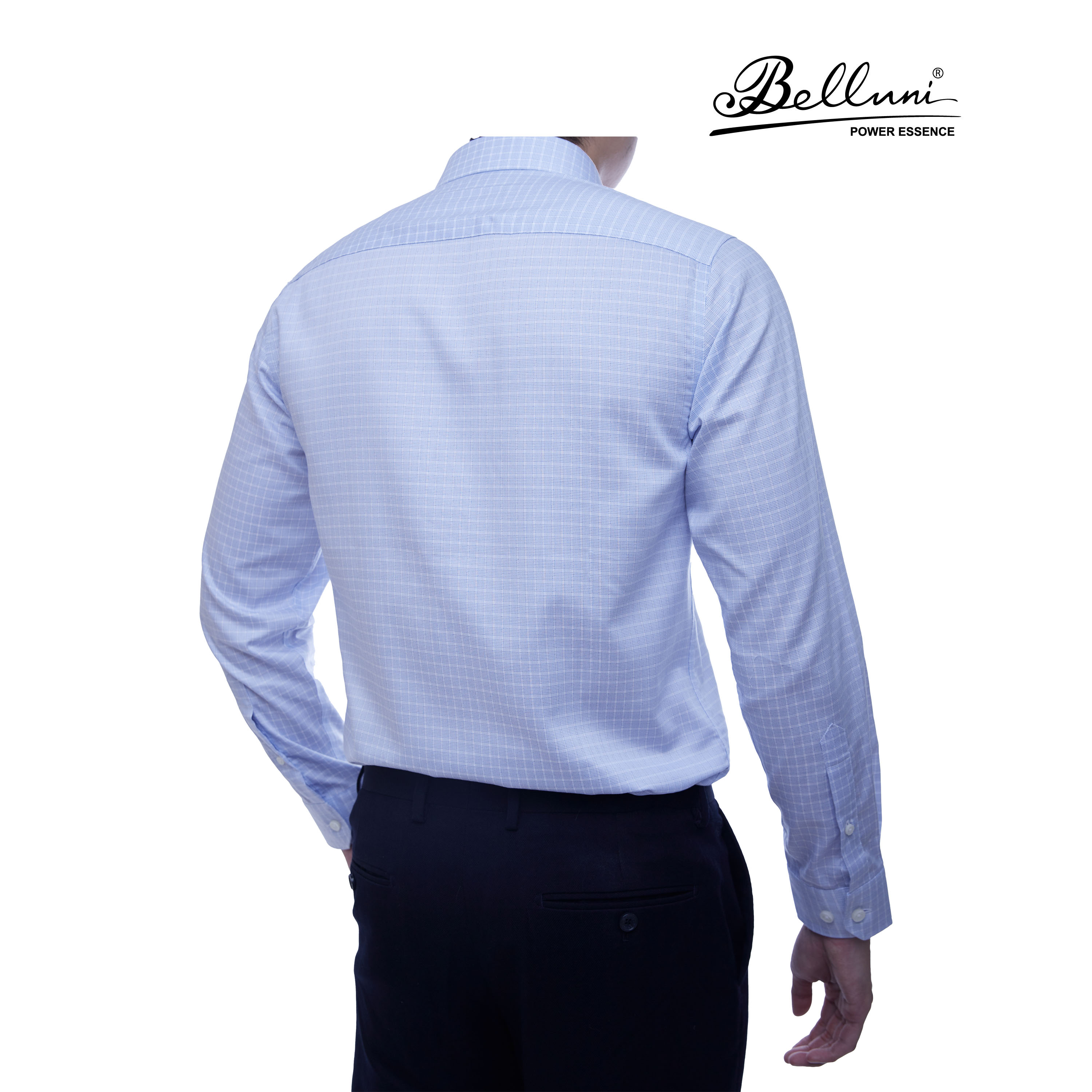 Áo sơ mi nam dài tay BELLUNI LUXURY Chất  Cotton cao cấp màu sắc trang nhã sang trọng - ABD.CM.BE.164.B7