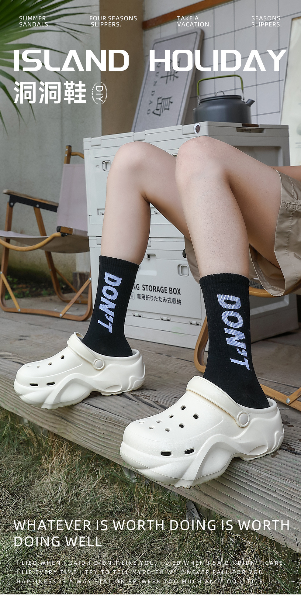 Dép Cross kiểu dáng dễ thương - dép hot trend DNU9040