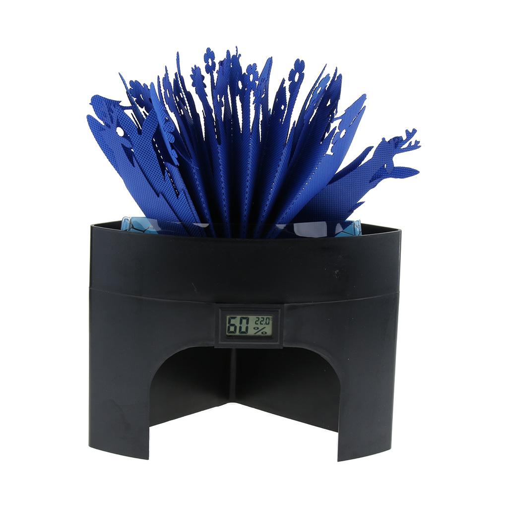 Reptile Hideout Humidifier for Lizard Snake Spider Bearded Dragon blue