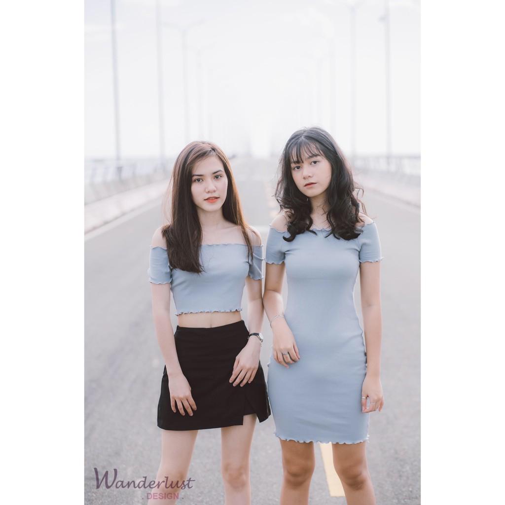 Váy Shoulder Dress trễ vai body