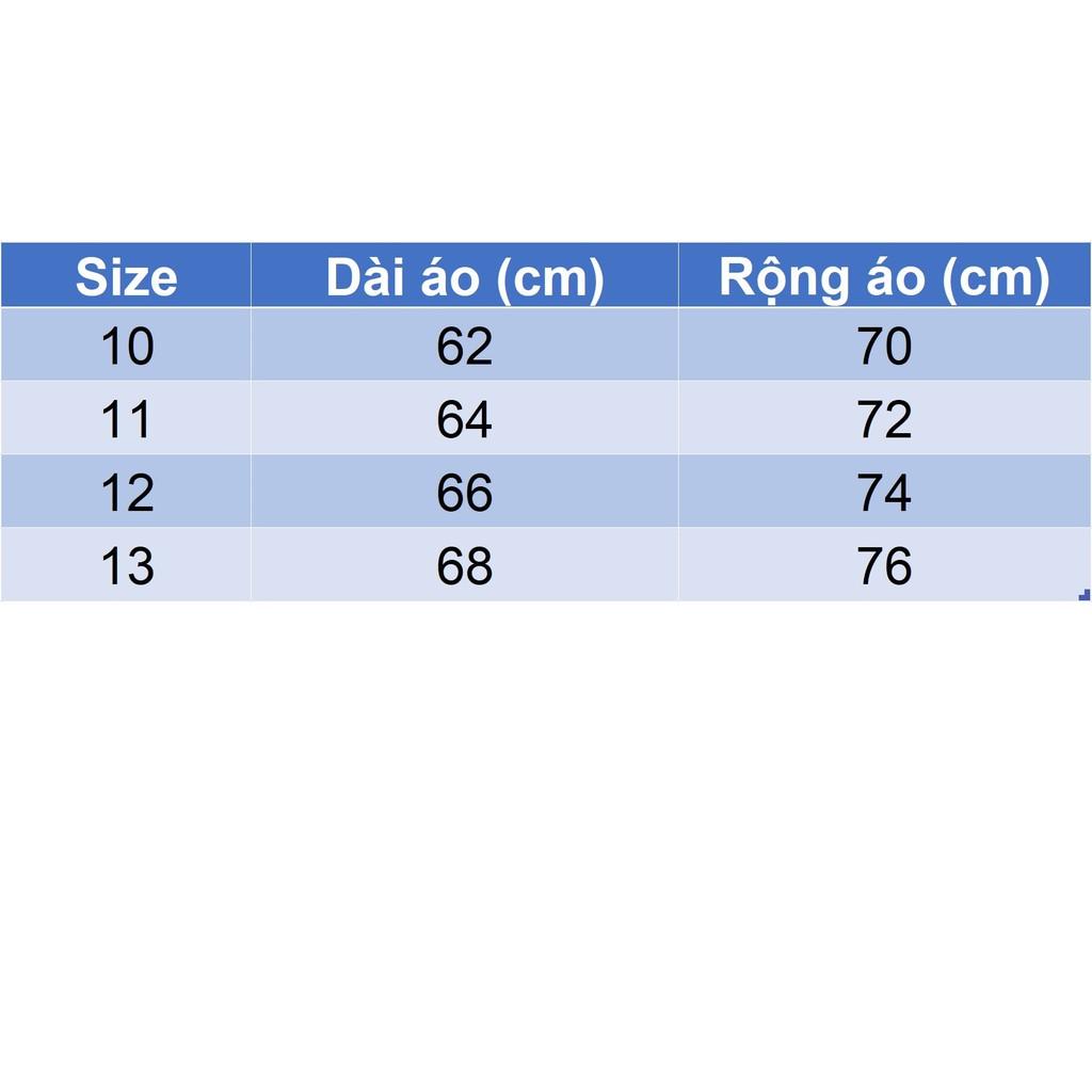 Đầm thun thêu hình kết nơ cho bé gái size đại
