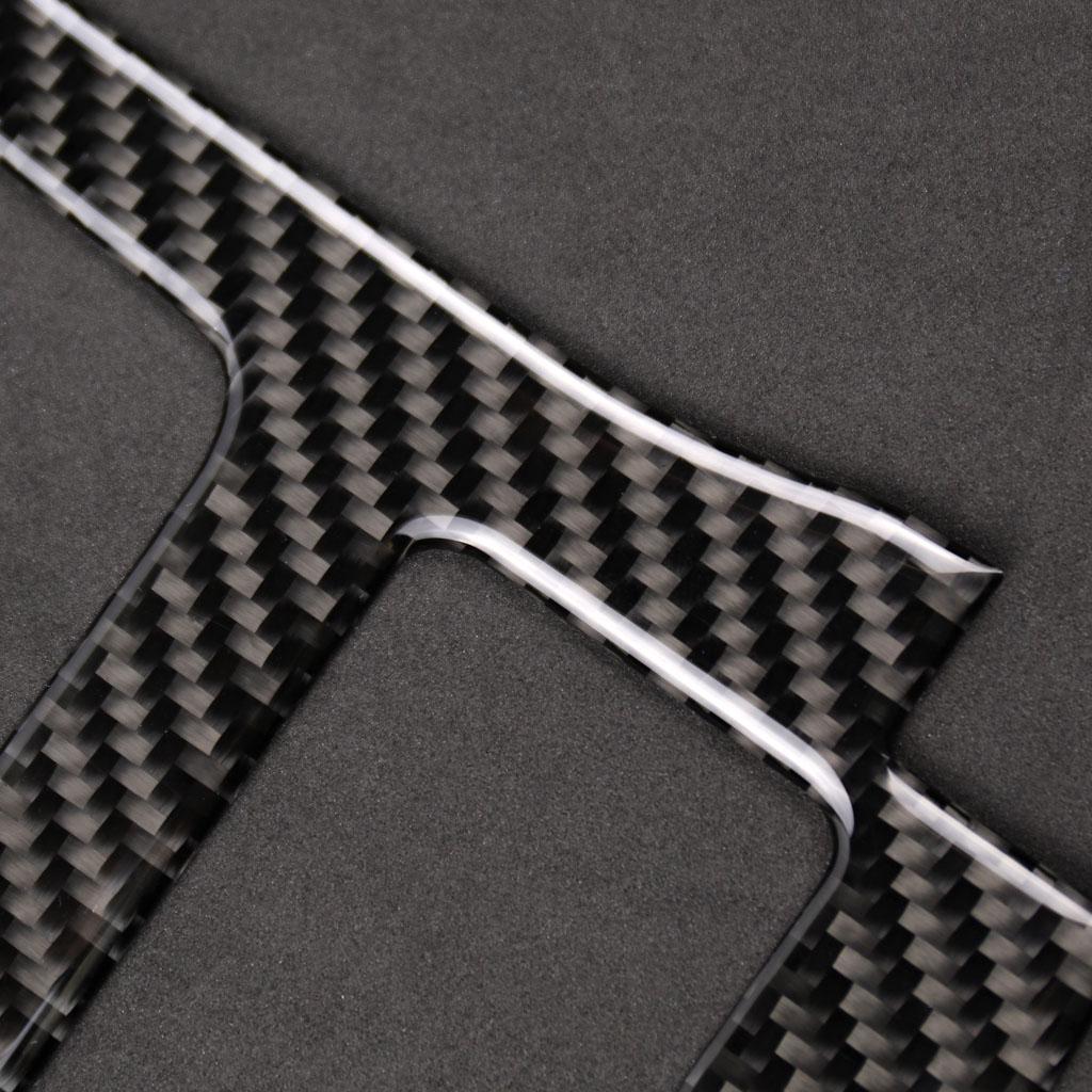 1Pc Gear Panel Protective Trim Carbon Fiber Sticker For W204