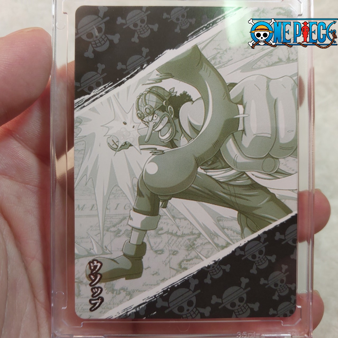 Usopp OP01 SR04 Thẻ OnePiece xạ thủ băng mũ rơm Anime One Piece hiệu ứng phản quang 1459 NF4 1-19