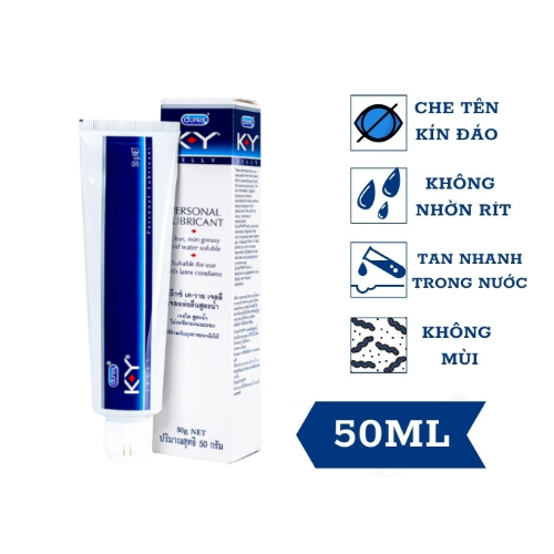 Gel Bôi Trơn Giá Rẻ Durex KY Jelly 50g - Gốc Nước - Nhập Khẩu Thái Lan