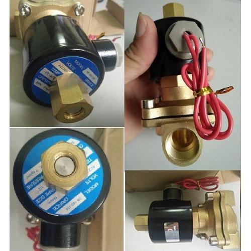 Van điện từ phi 21, phi 27,phi 34 thường đóng 220V, van thoát nước, van nước điều khiển bằng điện