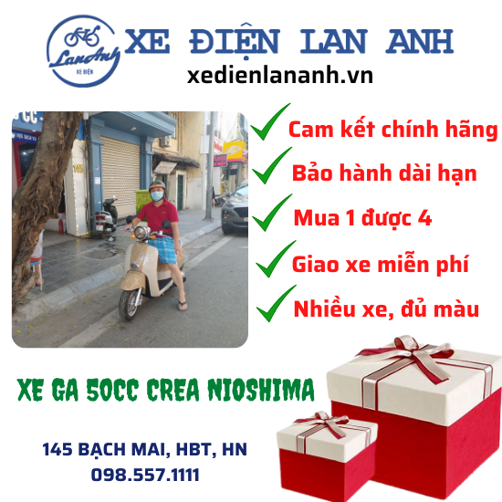 Xe Ga 50cc Crea Nioshima