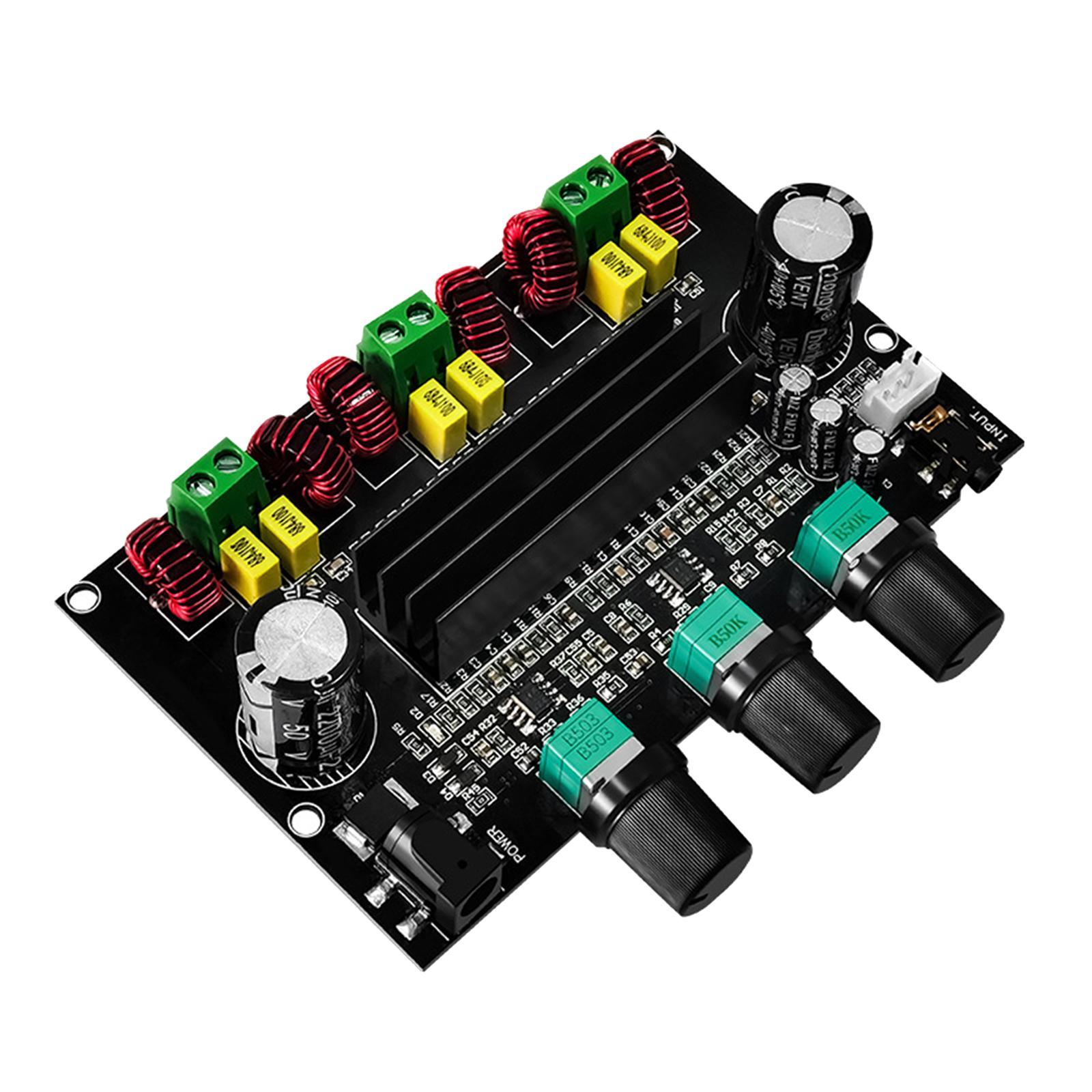 Audio Amplifier Board 80W*2+100W 2.1 Channels Amp Module, Digital Power Audio Amplifier Board for Car Speakers