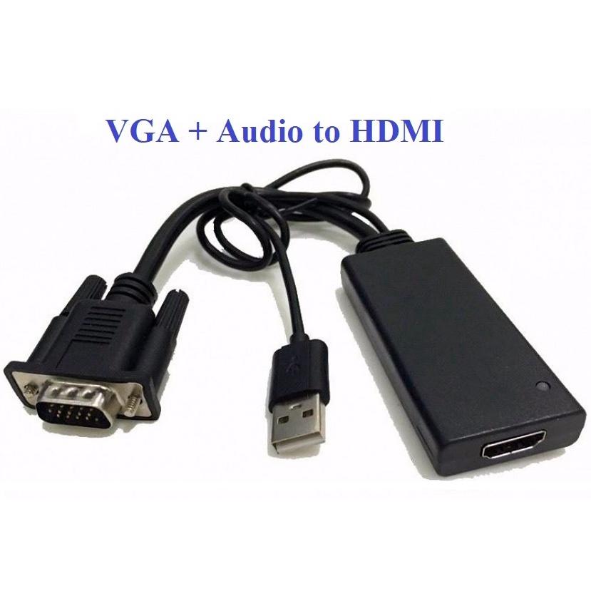 Cáp chuyển đổi vga to hdmi