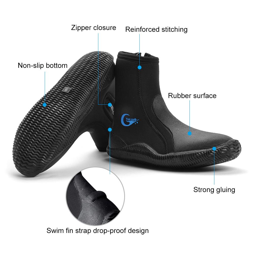 Giày Boots Chống Trượt Dành Cho Người Lặn
