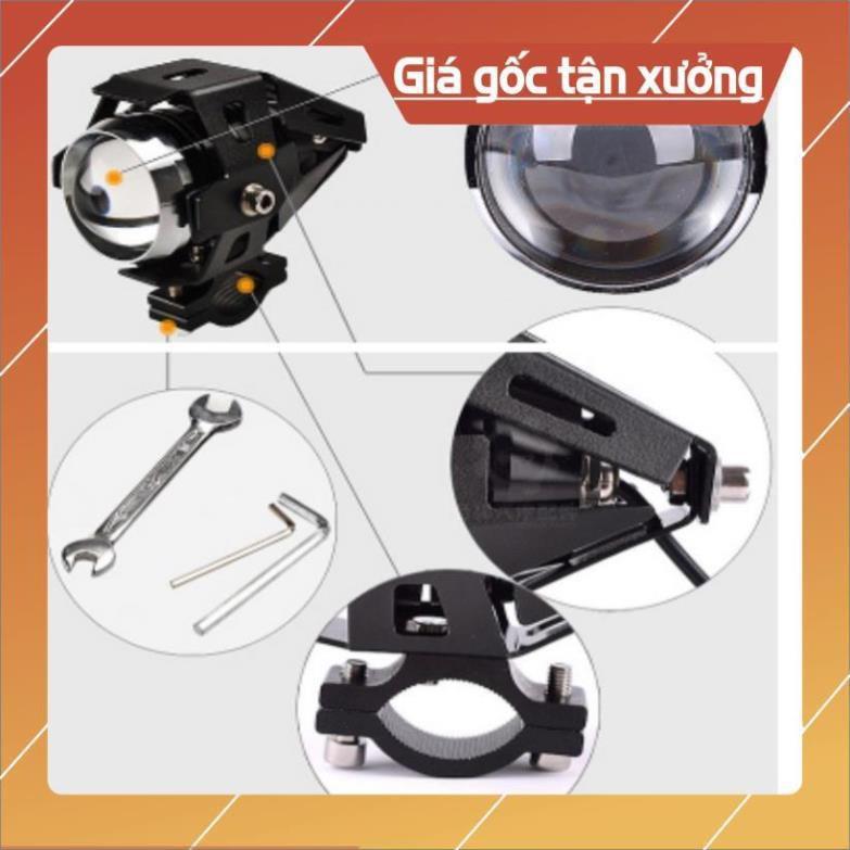 Đèn Pha xe đi phượt Đèn led trợ sáng xe máy - c6 18w 206362