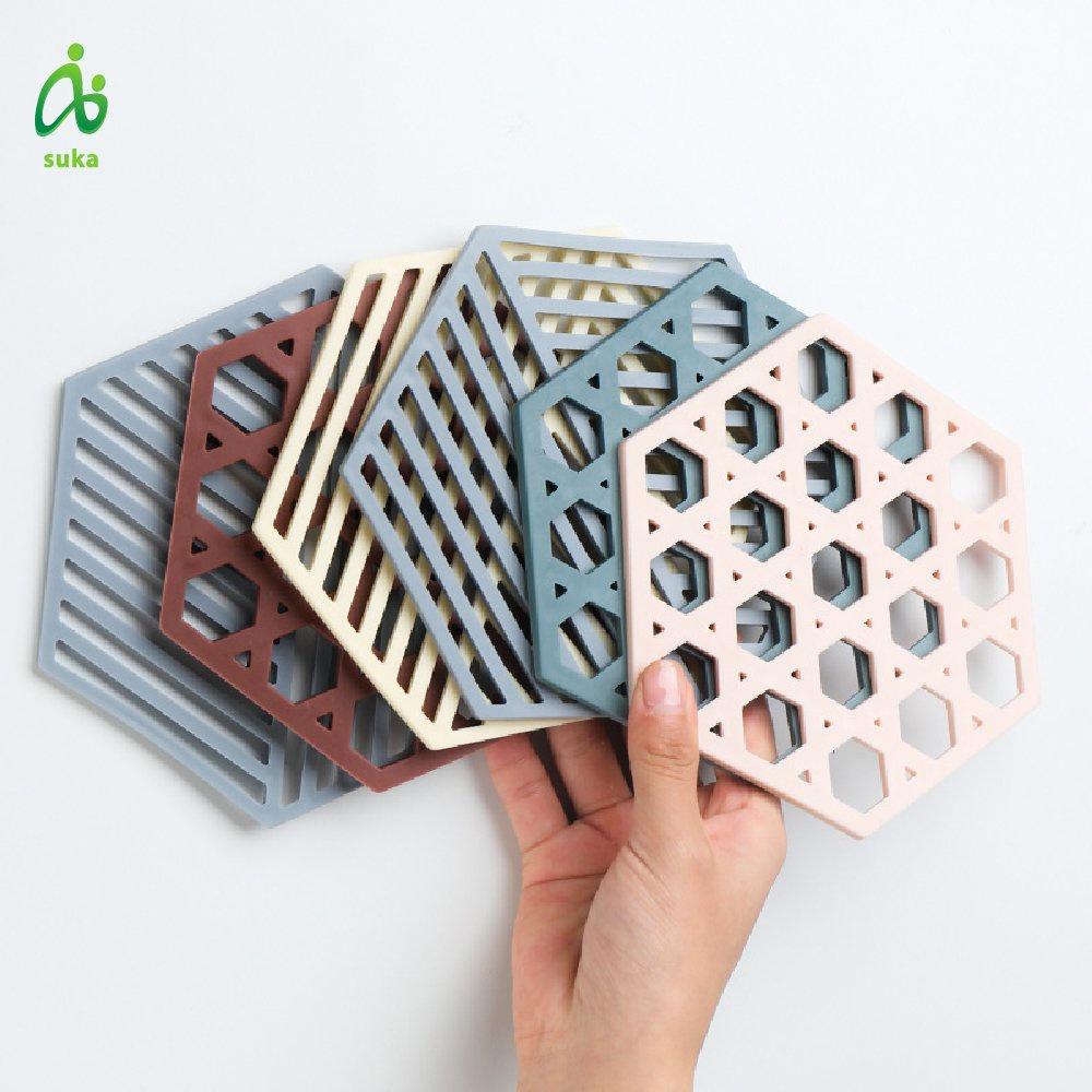 Miếng lót nồi, đế lót nồi, ly cốc chén, bát đĩa cách nhiệt chống trượt chất liệu silicon cao cấp