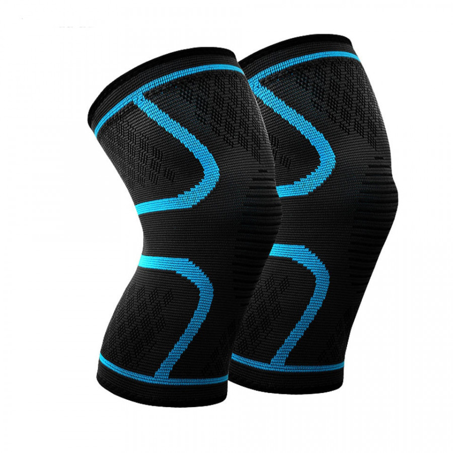 Băng Bảo Vệ Đầu Gối Thể Thao Nam Nữ Cao Cấp Running Anti-skid Kneepad AOLIKES YE-7718 - Hàng Chính Hãng - XanhBlue - XL
