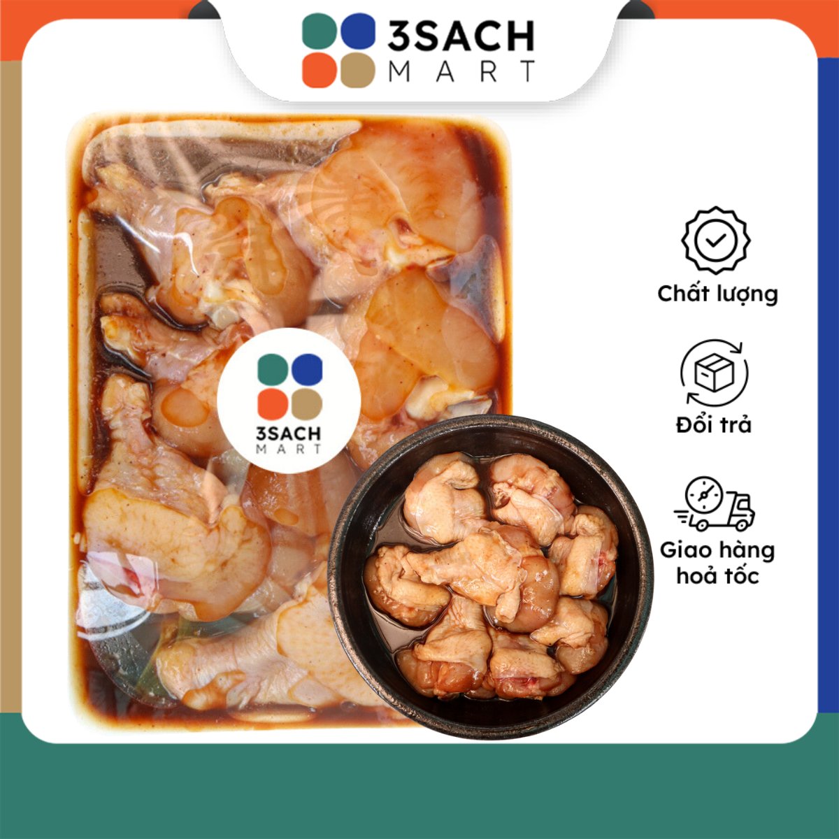 Đùi Cánh Gà Ướp BBQ