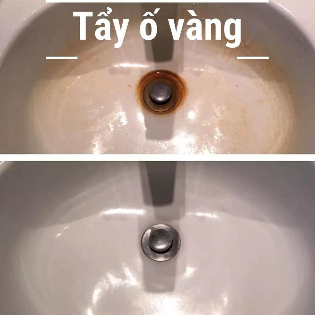 Tẩy Ố - Cặn Canxi - Vết gỉ Sắt & Cặn Bám Trên Vòi Labo - Inox - Gốm Sứ