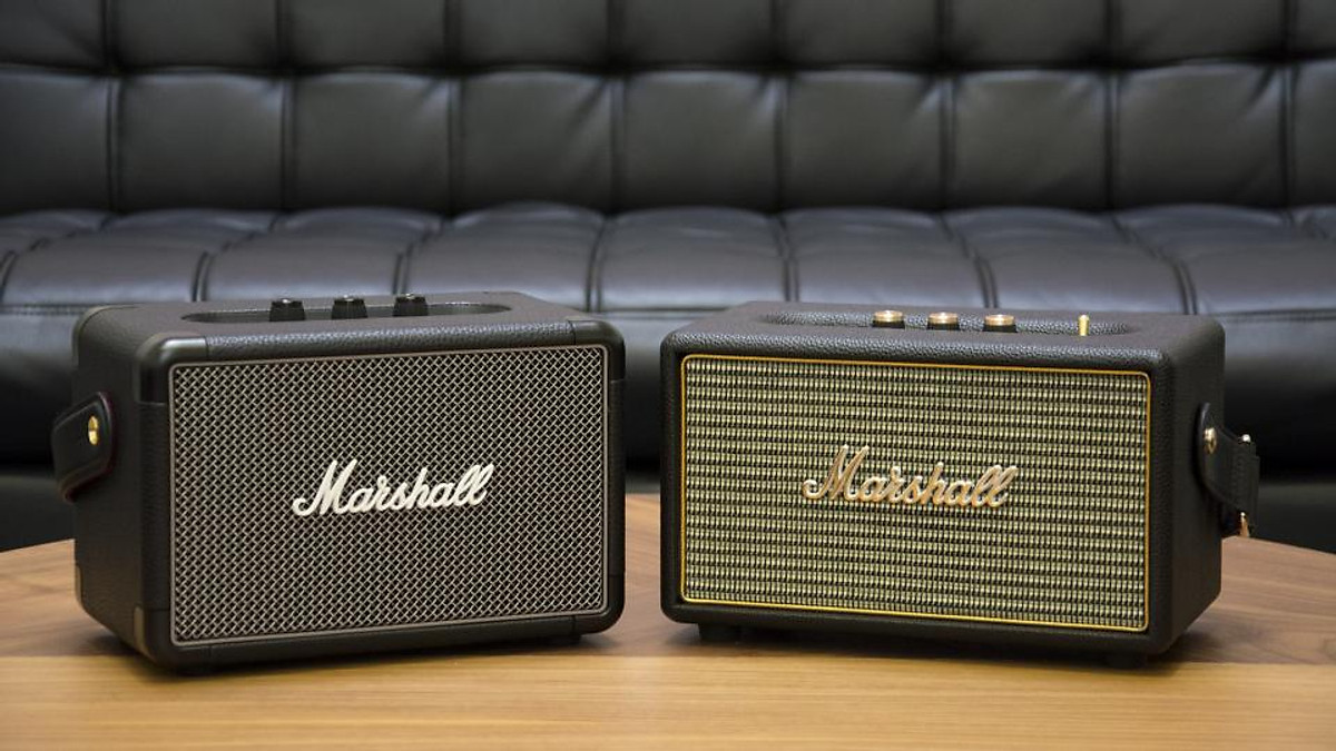 Loa Marshall Kilburn II Black &amp;amp; Brass - Pin 20 giờ - Hàng Chính Hãng