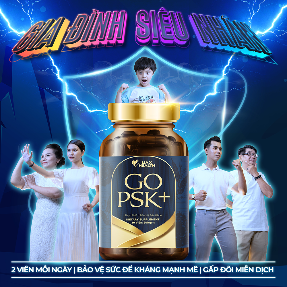 Viên Uống Hỗ Trợ Tăng Cường Sức Đề Kháng GO PSK+ Max Health