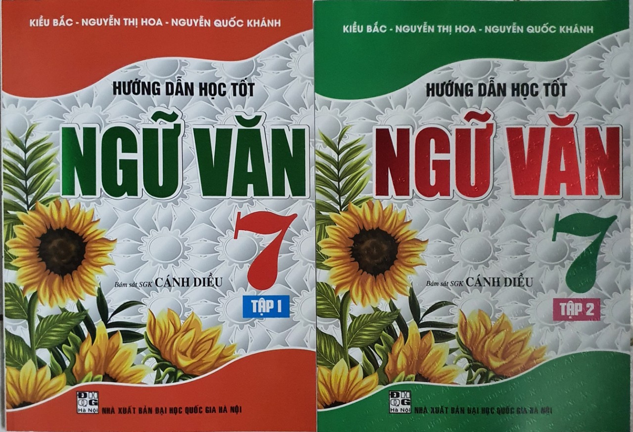 Com Bo Hướng Dẫn Học Tốt Ngữ Văn Lớp 7 Tập 1 + Tập 2 (Bám Sát sách Giáo Khoa Cánh Diều)