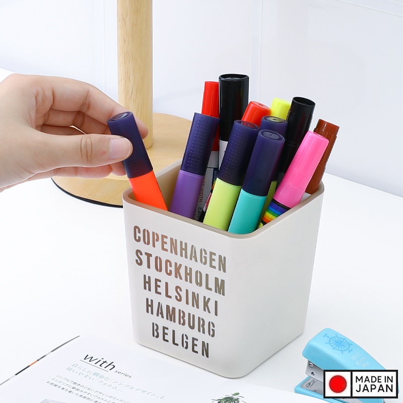 Hộp đựng bút &amp; đồ dùng văn phòng - Hình chữ nhật - Made in Japan
